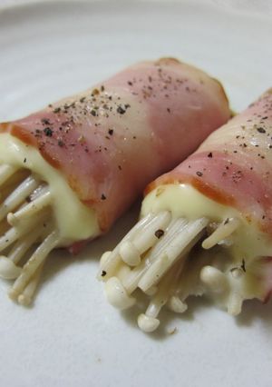 とろ～♪えのきのベーコンチーズ巻き-レシピのメイン写真