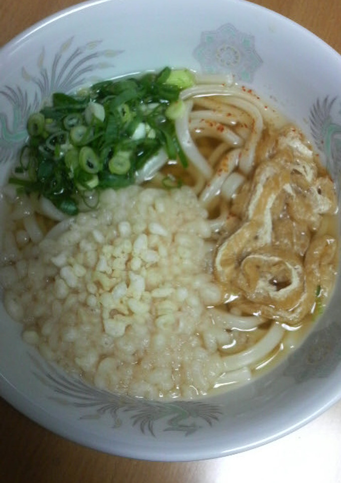 きつねうどん？煮込みきざみうすあげうどん-レシピのメイン写真