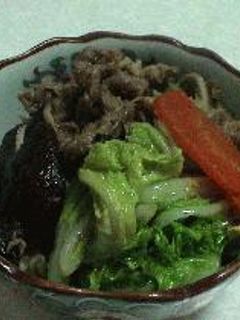 白菜のすき焼き風煮物-レシピのメイン写真