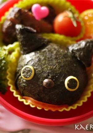 おにぎりで簡単！靴下にゃんこの作り方-レシピのメイン写真