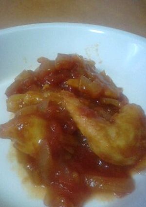 〜私のチキントマト煮込み〜-レシピのメイン写真