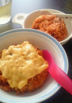 チーズのせ☆ｵﾑﾗｲｽ☆朝ご飯、ランチに-レシピのメイン写真