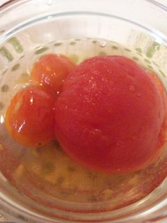 みりんだけ!トマトのコンポート-レシピのメイン写真