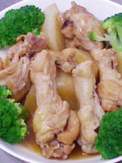 圧力鍋で鶏手羽元と大根の煮物-レシピのメイン写真