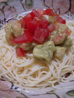 アボカドソースの冷製パスタ-レシピのメイン写真