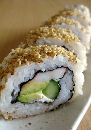 クリームチーズ入りカリフォルニアロール-レシピのメイン写真
