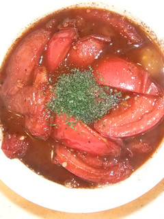 トマトのバルサミコ酢炒め-レシピのメイン写真