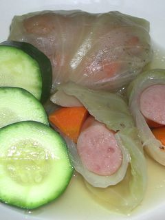 ソーセージとエリンギのキャベツ包み煮-レシピのメイン写真