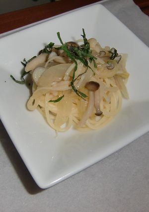 きのこのマリネの冷製パスタ-レシピのメイン写真