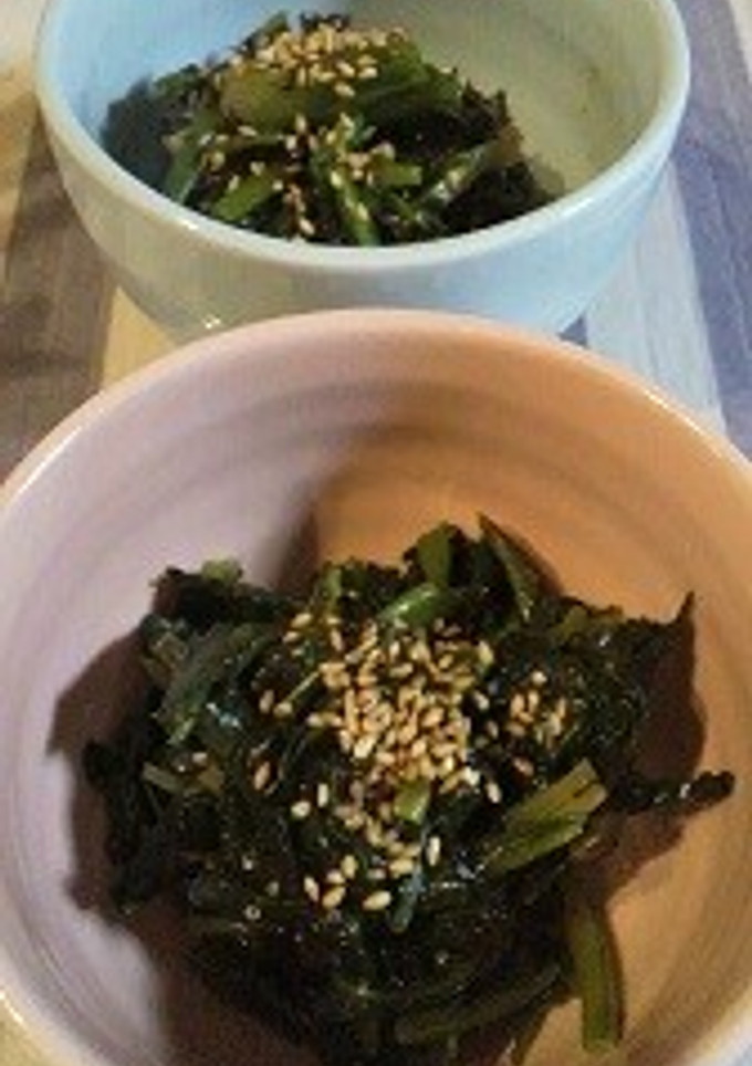 ほうれん草の海苔の佃煮和え-レシピのメイン写真