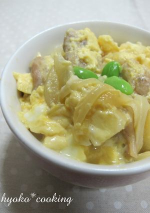 シリコン製品で！ふわとろ親子丼-レシピのメイン写真