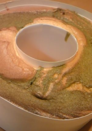 ヘルシーな抹茶マーブルシフォン☆-レシピのメイン写真