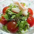 セロリ菜とカニカマのレモンさっぱり和え
