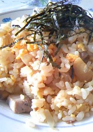 本みりんで梅カツオチャーハン-レシピのメイン写真
