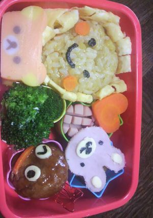 お日様ニコニコ弁当☆キャラ弁-レシピのメイン写真