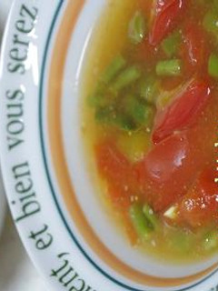 トマトといんげんの中華スープ-レシピのメイン写真