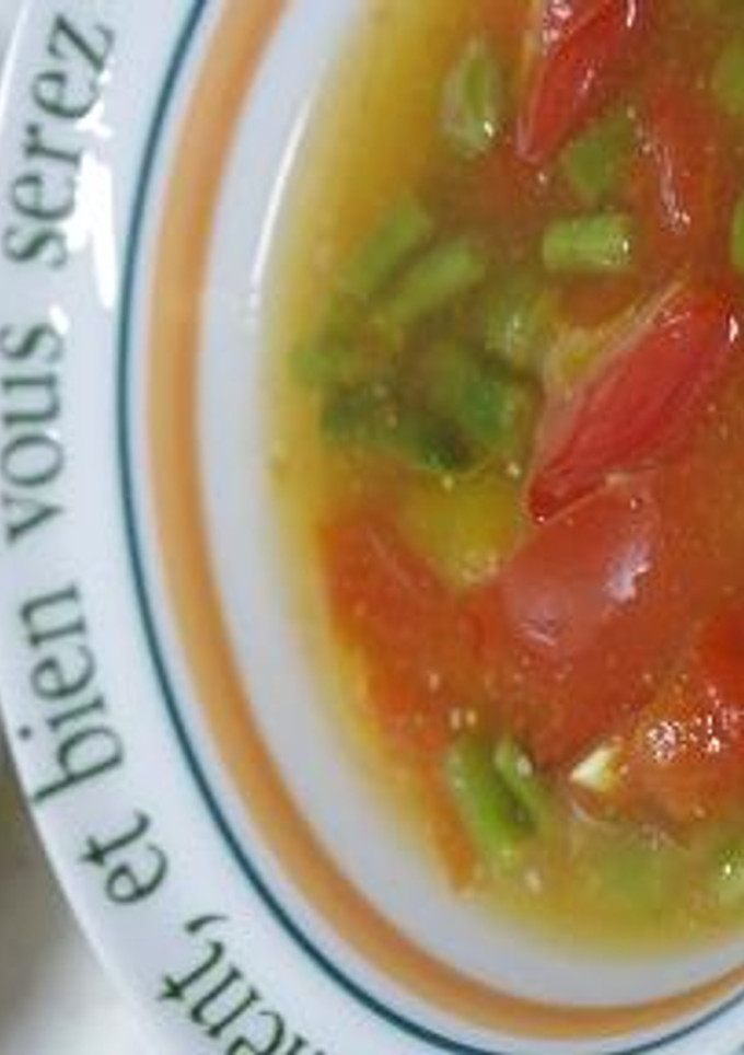 トマトといんげんの中華スープ-レシピのメイン写真
