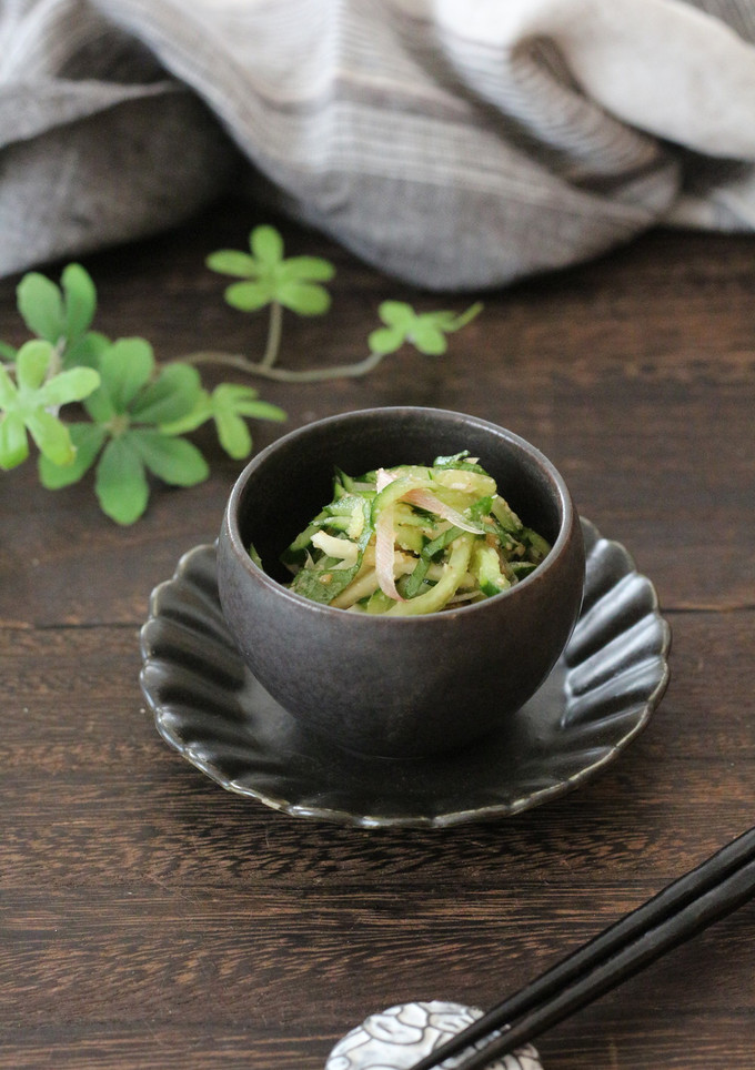 きゅうりと香味野菜(しそ茗荷生姜)和え-レシピのメイン写真