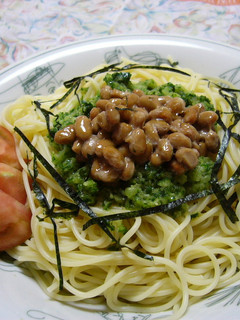 冷製和風パスタ(納豆&きゅうり)-レシピのメイン写真