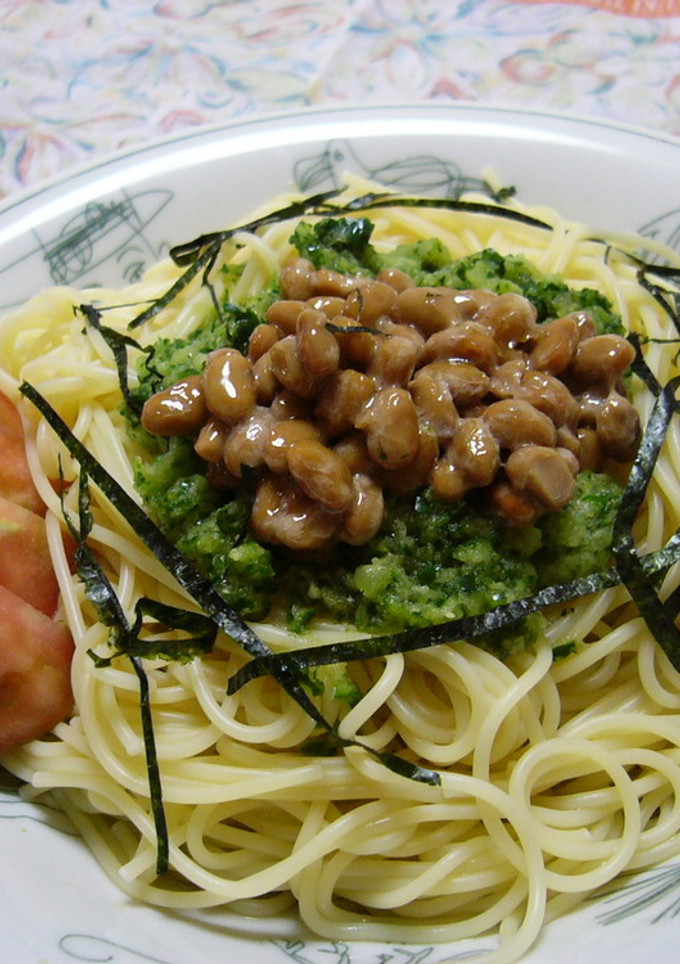 冷製和風パスタ（納豆＆きゅうり）-レシピのメイン写真
