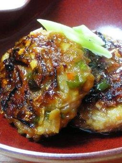 野菜たっぷり照り焼きハンバーグ-レシピのメイン写真