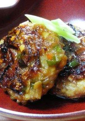 野菜たっぷり照り焼きハンバーグ-レシピのメイン写真