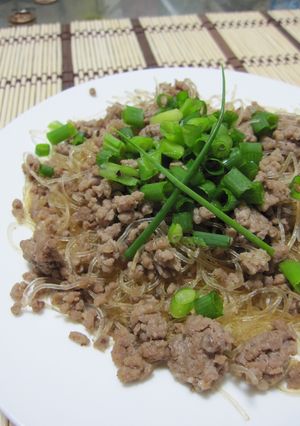 春雨と挽き肉のピリ辛煮-レシピのメイン写真