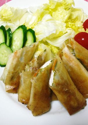 鶏ささみの春巻き-レシピのメイン写真