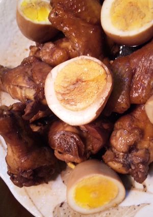 鶏手羽元と玉子のさっぱり煮-レシピのメイン写真