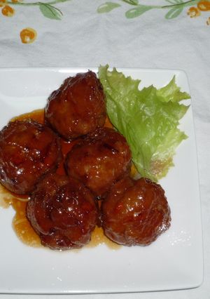 ミートボール照り焼き風-レシピのメイン写真