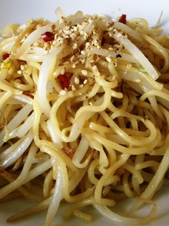 生姜ともやしの焼きそば!+ニンニク醤油!-レシピのメイン写真