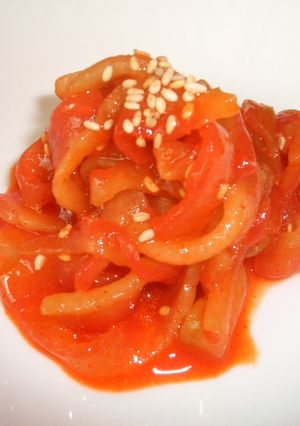 韓国風☆すいかの皮のコチュジャンあえ-レシピのメイン写真