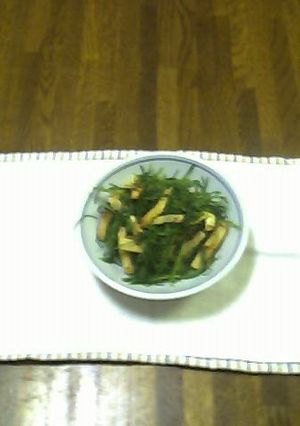 おかひじきと揚げの和え物-レシピのメイン写真
