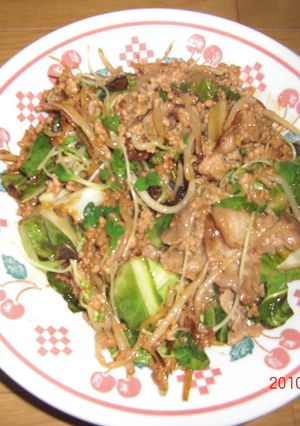 美味☆ダブル肉のコク旨炒め-レシピのメイン写真