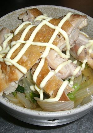 鶏肉照りマヨ丼-レシピのメイン写真