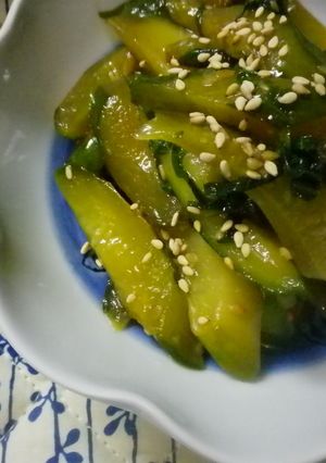 がぶがぶ食べたいきゅうり炒り♪-レシピのメイン写真