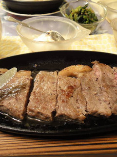 安いステーキ肉を軟らかく食べる処理法-レシピのメイン写真