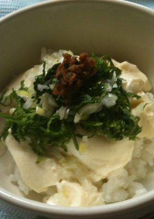 季節のお豆腐丼-レシピのメイン写真