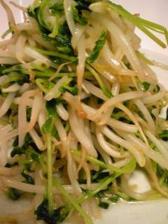 簡単☆もやしと豆苗炒め-レシピのメイン写真