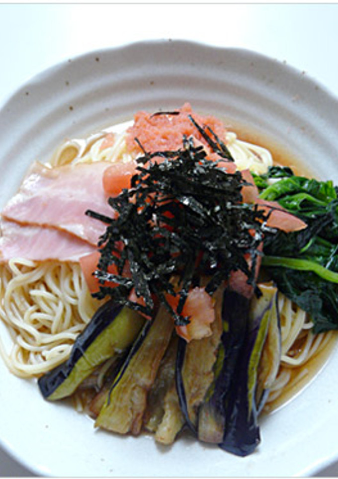 めんつゆを使った和風冷製パスタ-レシピのメイン写真