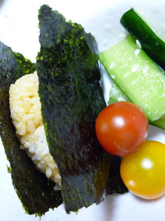 黄身のおにぎり-レシピのメイン写真