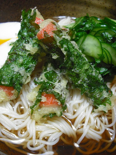 かにかまと大葉の天ぷらそうめん-レシピのメイン写真