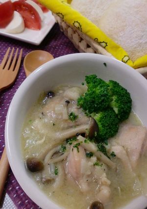 鶏肉の洋風煮(コンソメ味)-レシピのメイン写真