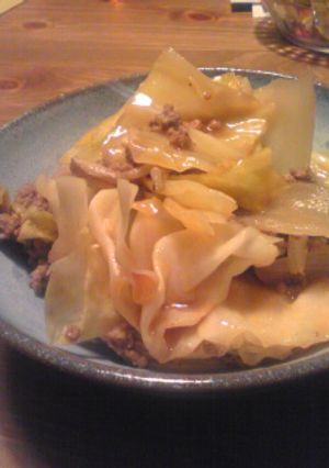 キャベツとひき肉のフレンチ風-レシピのメイン写真