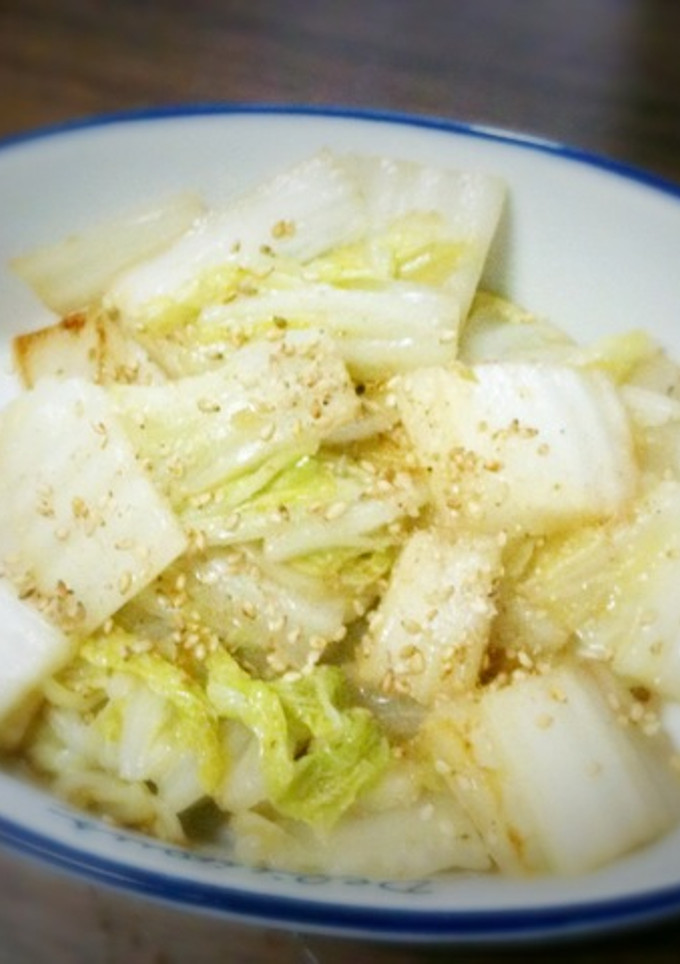 夏風邪に！　白菜の柚子胡椒炒め-レシピのメイン写真