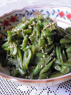 三度豆のピリ辛キンピラ風-レシピのメイン写真