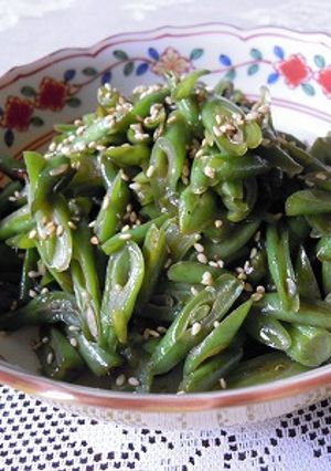 三度豆のピリ辛キンピラ風-レシピのメイン写真