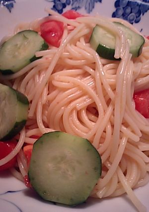夏野菜のオイルパスタ-レシピのメイン写真