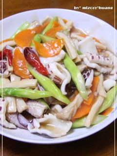 台湾料理★清炒花枝★イカのさっぱり炒め-レシピのメイン写真