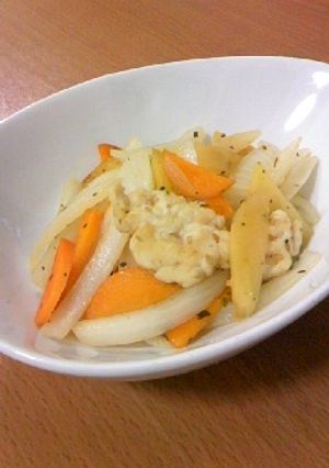 ナンプラーとバジルが香る変わり野菜炒め♪-レシピのメイン写真